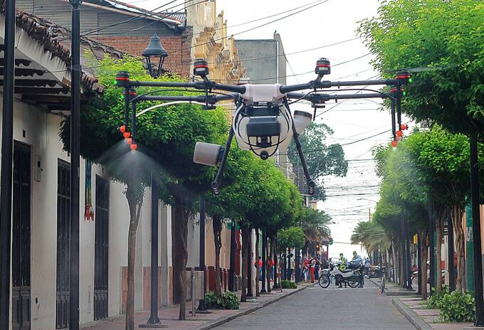 Se hará a través de un drom de última tecnología.