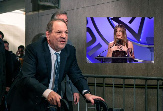 Harvey Weinstein y Jennifer Aniston