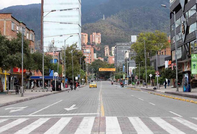 Aislamiento preventivo en Bogotá