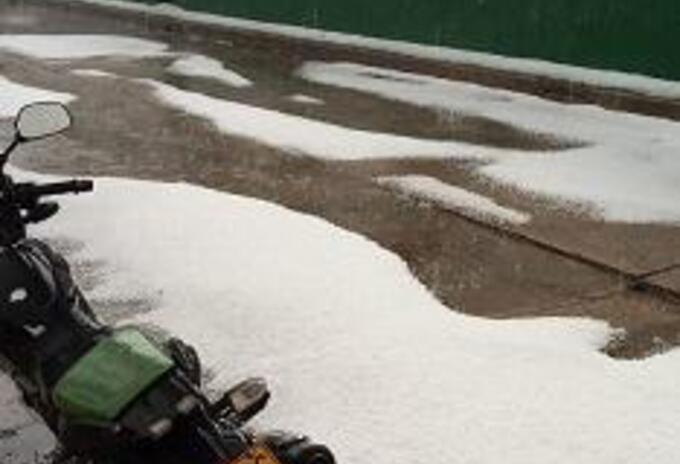 Municipio afectado por la granizada