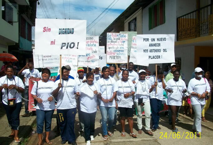 Huelga de piernas cruzadas en 2011