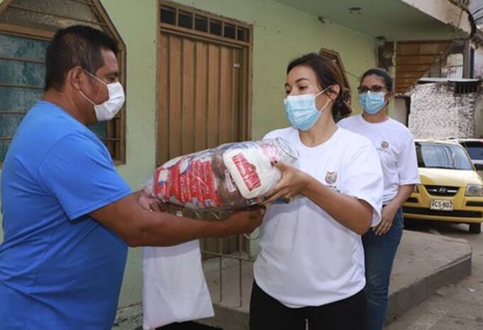 Los alimentos se entregarán con una periodicidad de entre 8 y 9 días durante la emergencia de salud que se vive por el coronavirus.