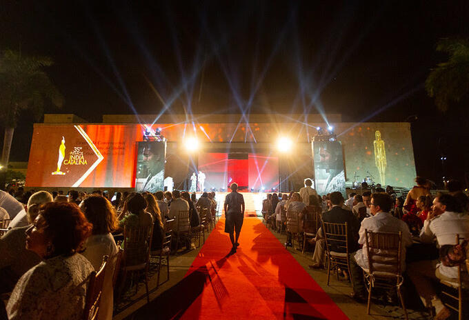 La gala para la entrega de las estatuillas se realiza en el marco del Ficci.