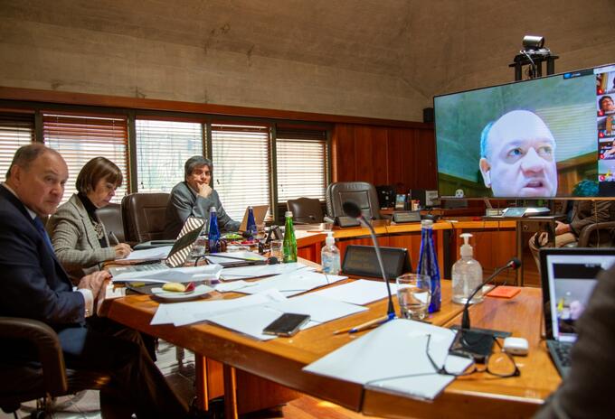 Corte Constitucional en sesión virtual