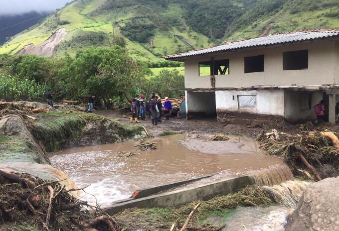 Emergencia en Silvia (Cauca), por el desbordamiento de dos ríos y dos quebradas