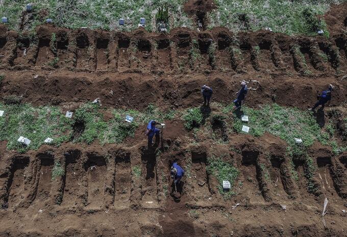 Cementerio en Brasil