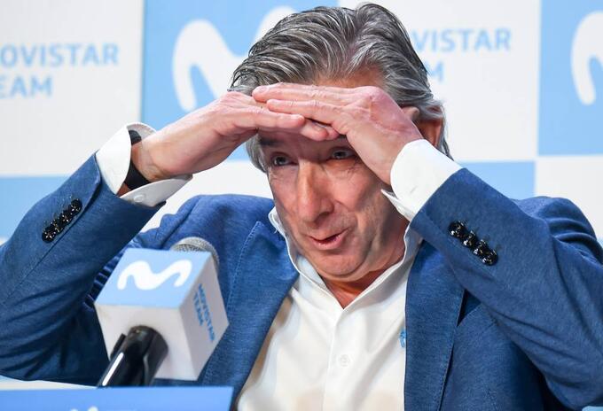 Eusebio Unzue, director del Movistar Team