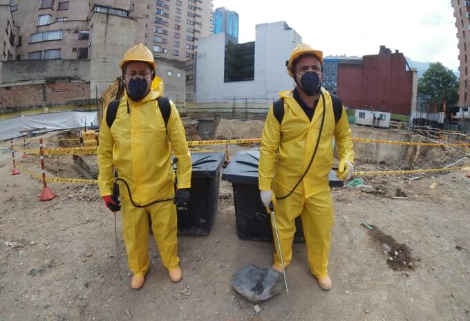 Primera empresa privada de construcción en reiniciar labores en Bogotá