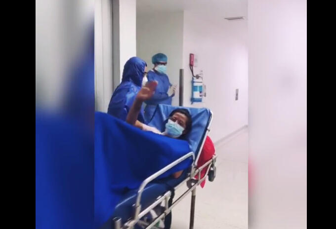 Alba Cecilia Flórez, recuperada en Medellín de COVID-19