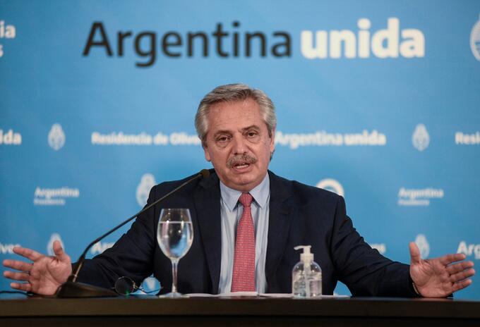 Alberto Fernández, presidente de Argentina Alberto Fernández, presidente de Argentina