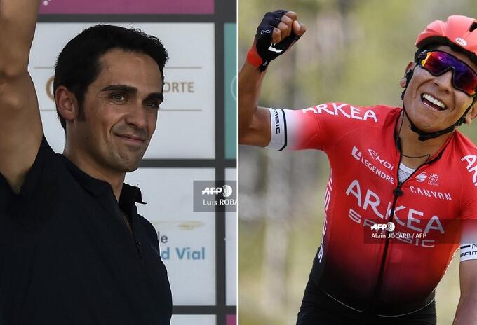 Alberto Contador, Nairo Quintana