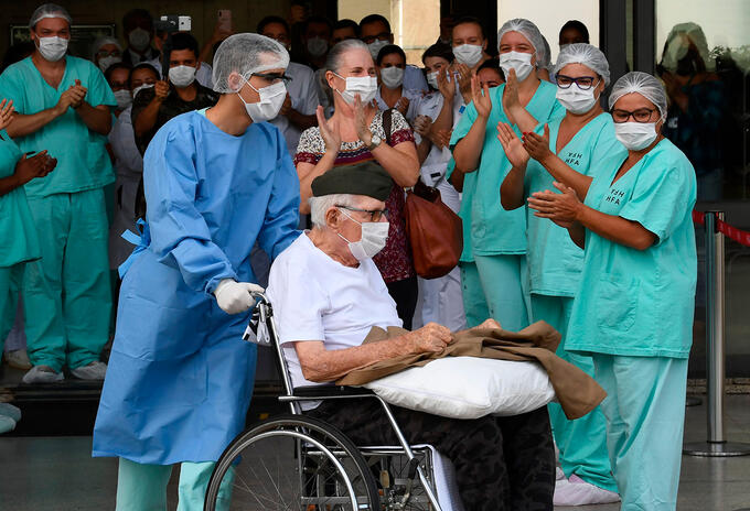 Militar de 99 años vence el coronavirus