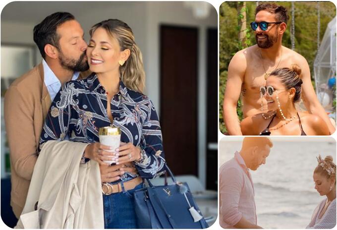 Melissa Martínez y su esposo Matías Mier