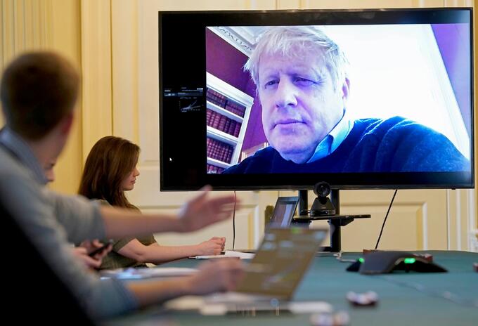 Boris Johnson, primer ministro británico