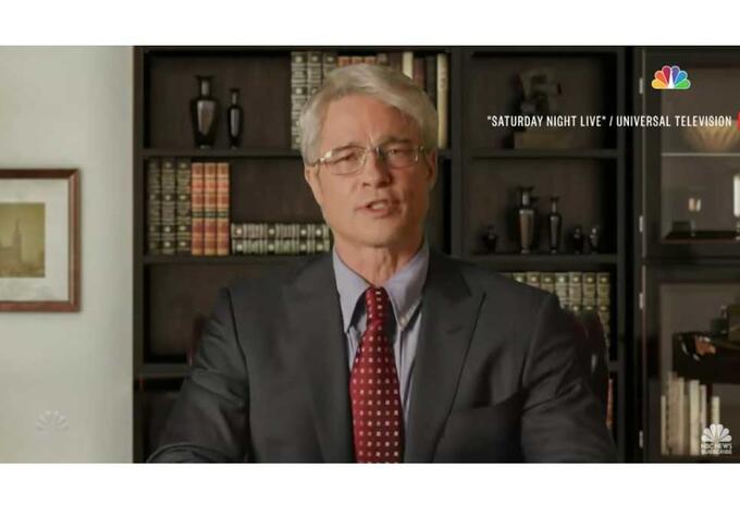 La parodia de Brad Pitt frente a remedios de Donald Trump contra coronavirus