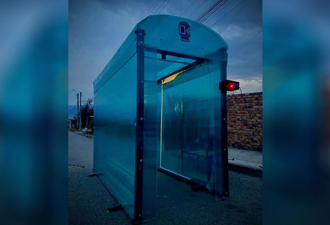 Cabina descontaminante diseñada en Colombia