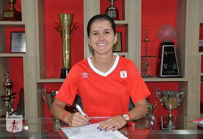 Jugadora del América de Cali