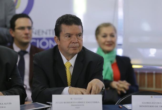 Julio Roberto Gómez, presidente de la CGT
