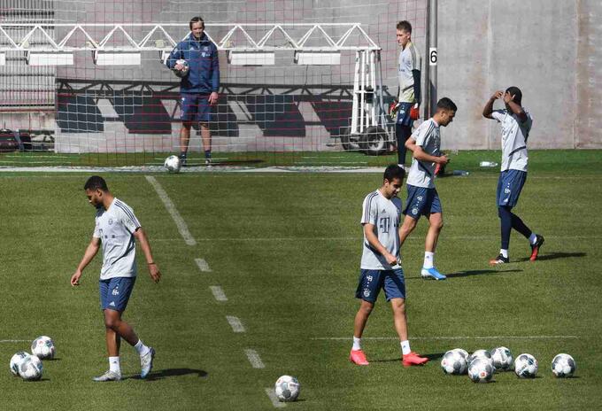 Entrenamiento del Bayern Múnich