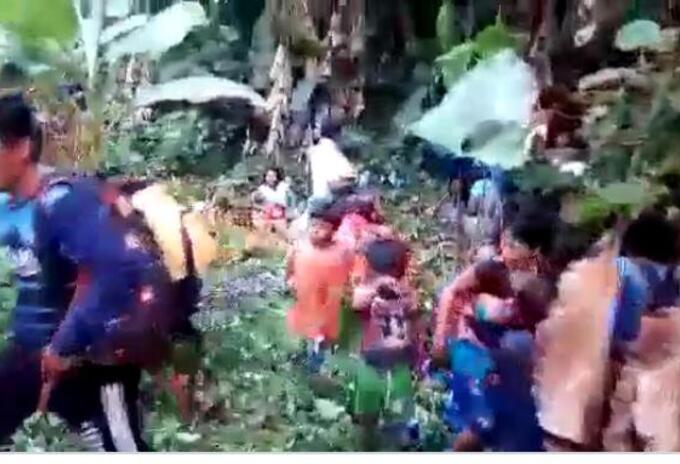 Indígenas desplazados en Bojayá, Chocó, en medio de la cuarentena nacional