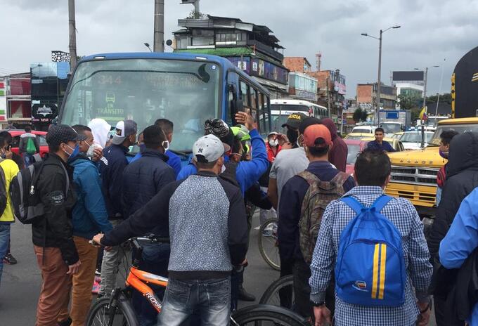 Protestas en Suba
