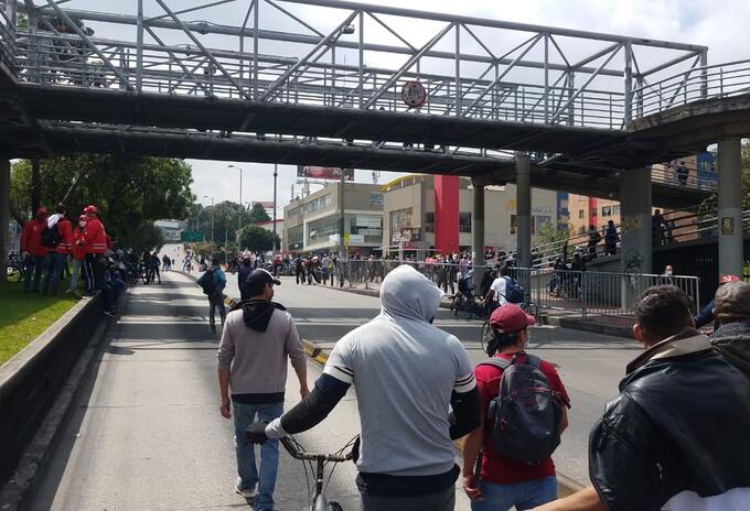 Protestas en Suba