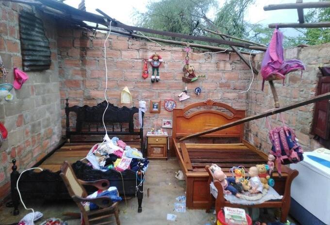 Cientos de familia quedaron con las viviendas afectadas