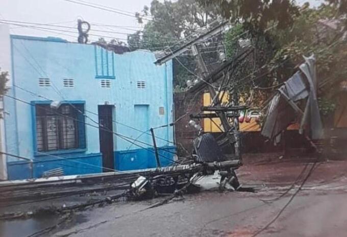 es el segundo vendaval que se registra en el sur de la Guajira en las ultimas 24 horas