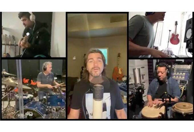 Juanes y la filarmónica de Bogotá en emotivo concierto