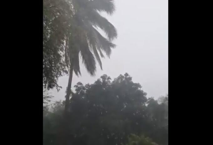 Fuertes lluvias en Santa Fe de Antioquia