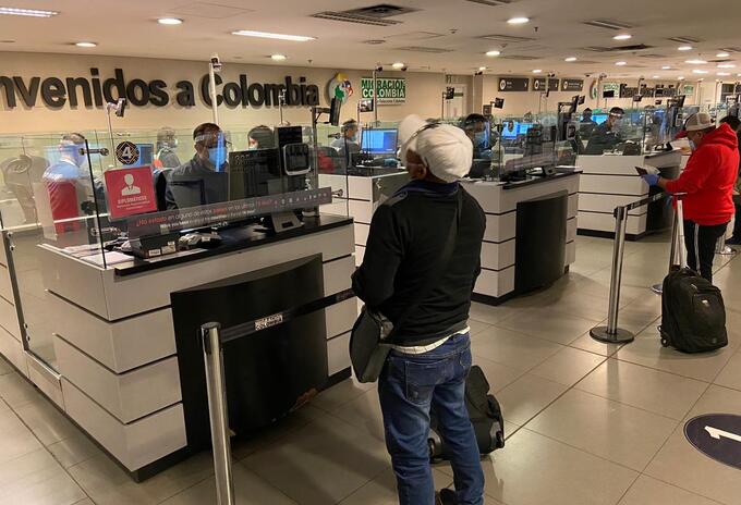 Colombianos retornados en vuelos humanitarios