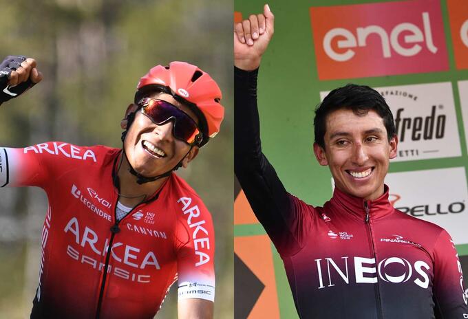Nairo y Egan