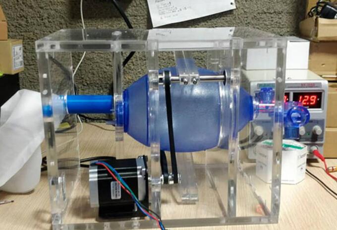 Prototipo de los respiradores artificiales desarrollados en Medellín
