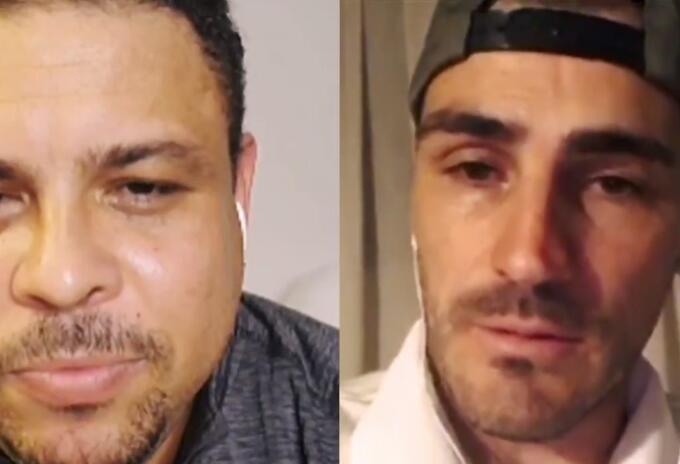 Ronaldo y su charla con íker Casillas