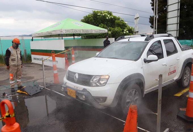 Desinfección de vehículos en Bogotá