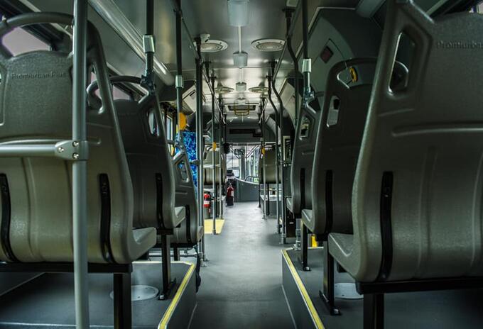 Transporte público en Medellín.