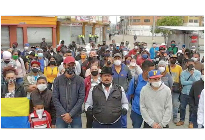 Venezolanos pide ayuda para volver a su país