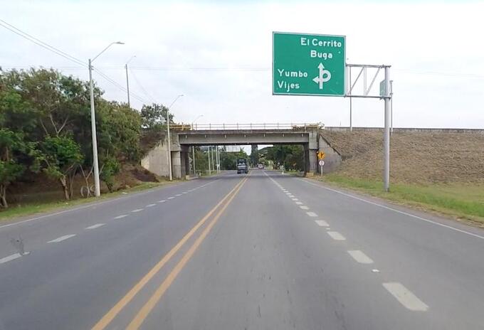 Conexión entre Buga, (Valle del Cauca), con Santander de Quilichao (Cauca).