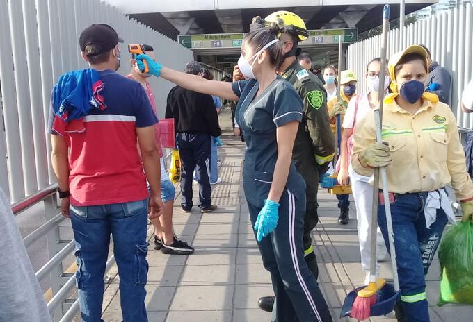 Estación de Transporte Masivo en Bucaramanga.
