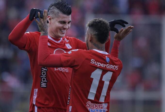 Michael Rangel y Duván Vergara en América de Cali
