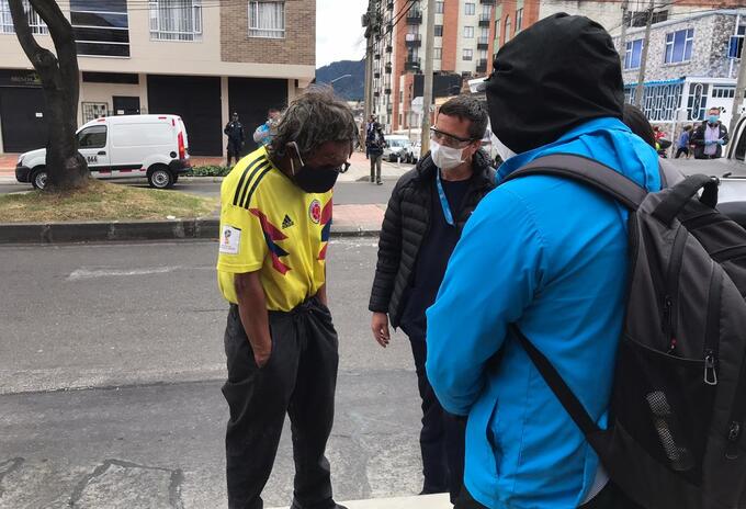 La Alcaldía de Bogotá hace vigilancia epidemiológica en habitantes de calle