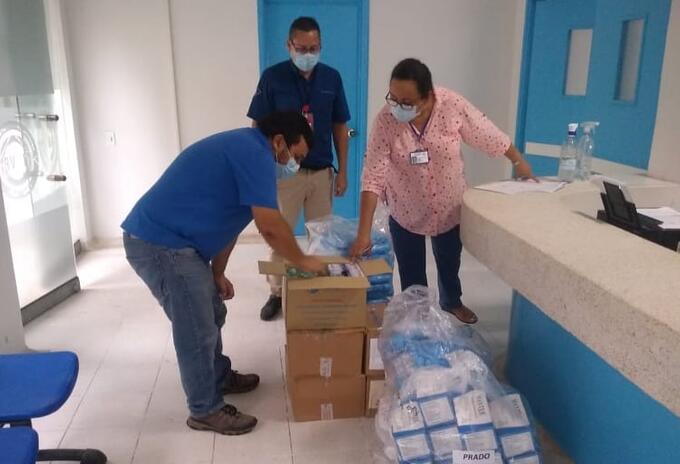 Los hospitales de Coyaima, Planadas, Dolores, Saldaña, Alpujarra, Ortega, Prado y Ataco han recibido elementos de protección