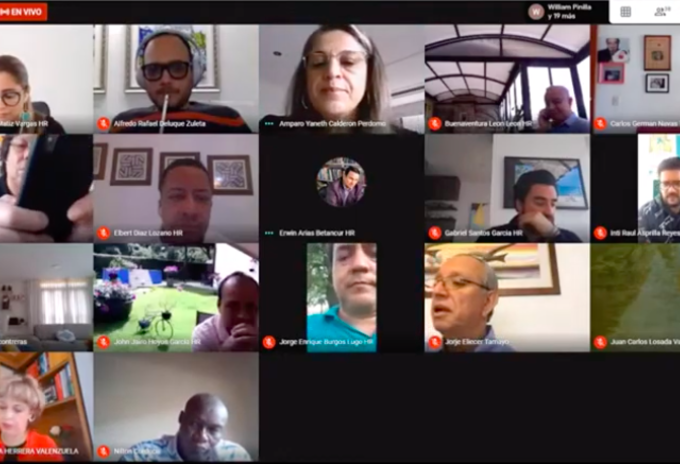 Comisión Primera en sesión virtual.