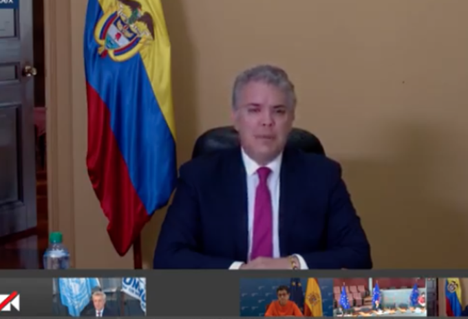 Duque conferencia migrantes