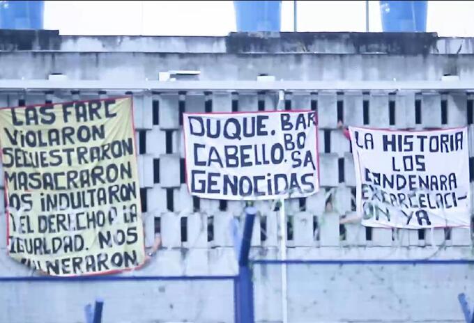 Protesta en cárcel de Ibagué