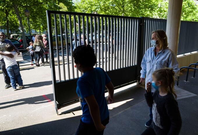 Coronavirus en Francia / Regreso de niños a los colegios