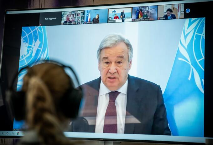 Antonio Guterres, secretario general de la ONU