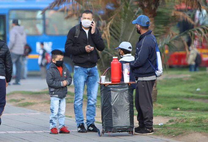 Menores de edad vuelven a la calle en cuarentena / Coronavirus en Colombia