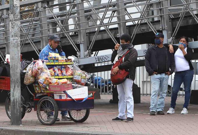 Vendedores ambulantes - Cuarentena en Colombia