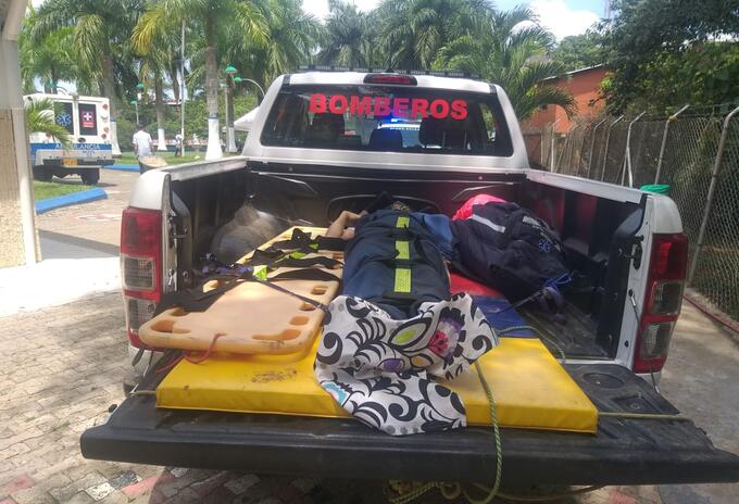 Minero rescatado en Remedios, Antioquia